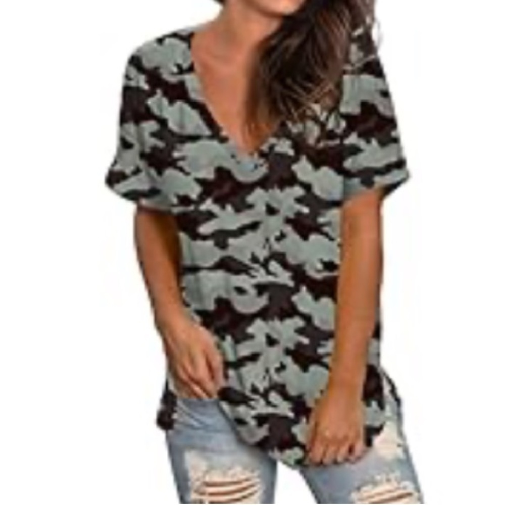 Sampeel camo tshirt size 1x
